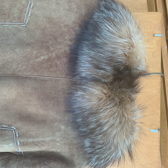 Sheepskin coat /suede - Picture 7 of 16